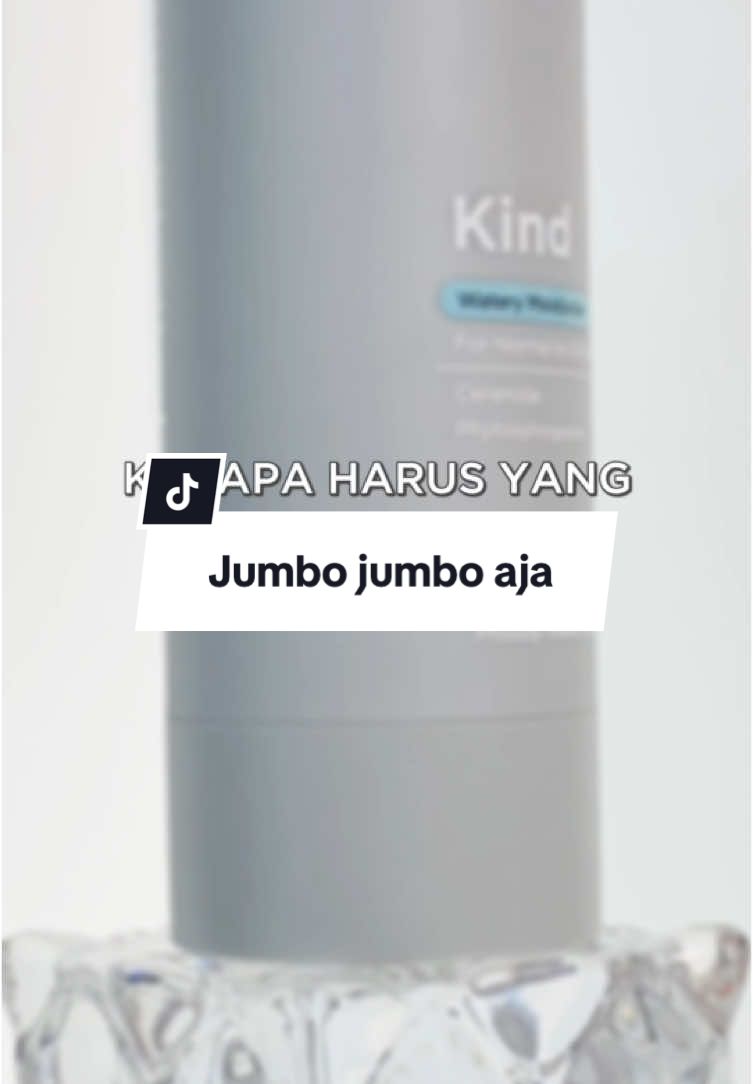 kenapa harus yang biasa kalau ada yang jumbo?! #basicskincarelokal #KrimJerawatLegend #juaranyabasicskincare #moisturizer #kulitdehidrasi #kindwaterymoisturizer 