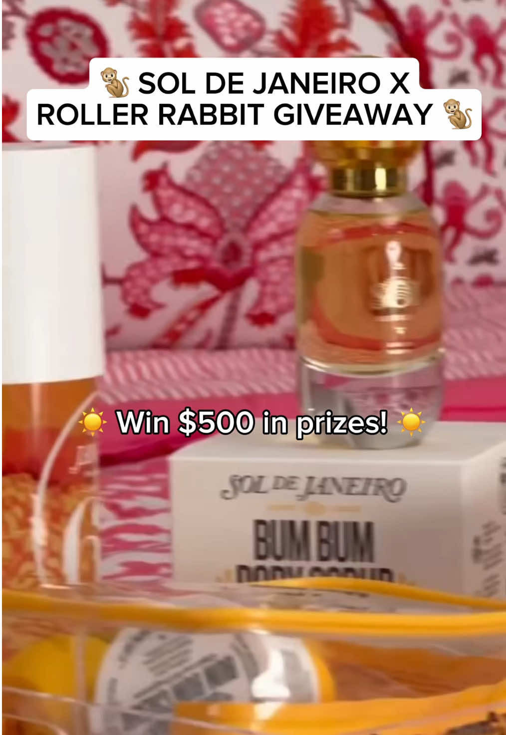 @soldejaneiro x @Roller Rabbit GIVEAWAY! ☀️🐒 Win $500 in prizes! Like, follow, share, and tag a friend! Two winners will be contacted via DM from verified @soldejaneiro or @rollerrabbitofficial accounts only. No purch nec - age of maj. Open worldwide* Ends 12/26/24  #soldejaneiro #rollerrabbitofficial #rollerrabbit #rollerrabbitpajamas #monkeypajamas #giveaway #holiday #bumbumcream #cheirosa62 #sweepstakes #sdjmist #soldejaneirocheirosa #fyp