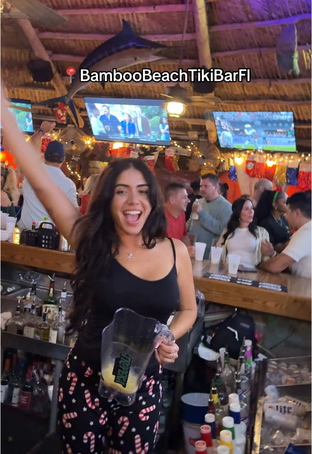 At Bamboo Tiki Bar, the good vibes are contagious! 🌴💃 Whether you’re a guest or one of our awesome servers, everyone loves to dance and soak in the fun. Come join the party! 🍹✨  #BambooTikiBar #GoodTimesOnly #DanceVibes #tikibar #bestbar #friday #nightout #fyp #foryoupage 