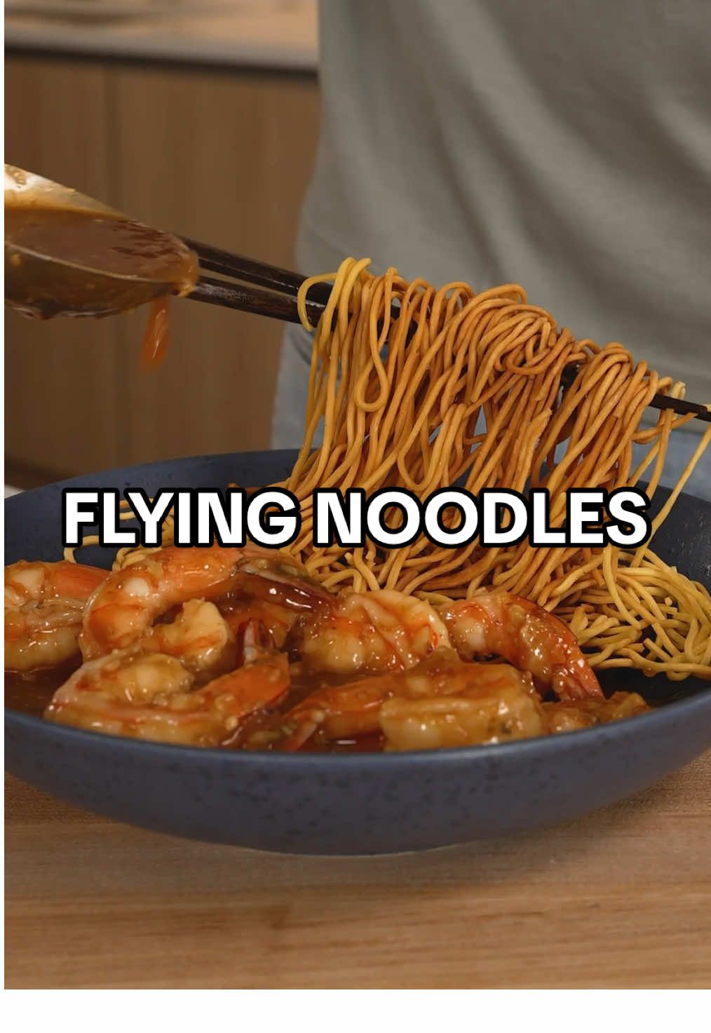 Teriyaki Flying Noodles @Kikkoman USA #TeriyakiThat #ad 