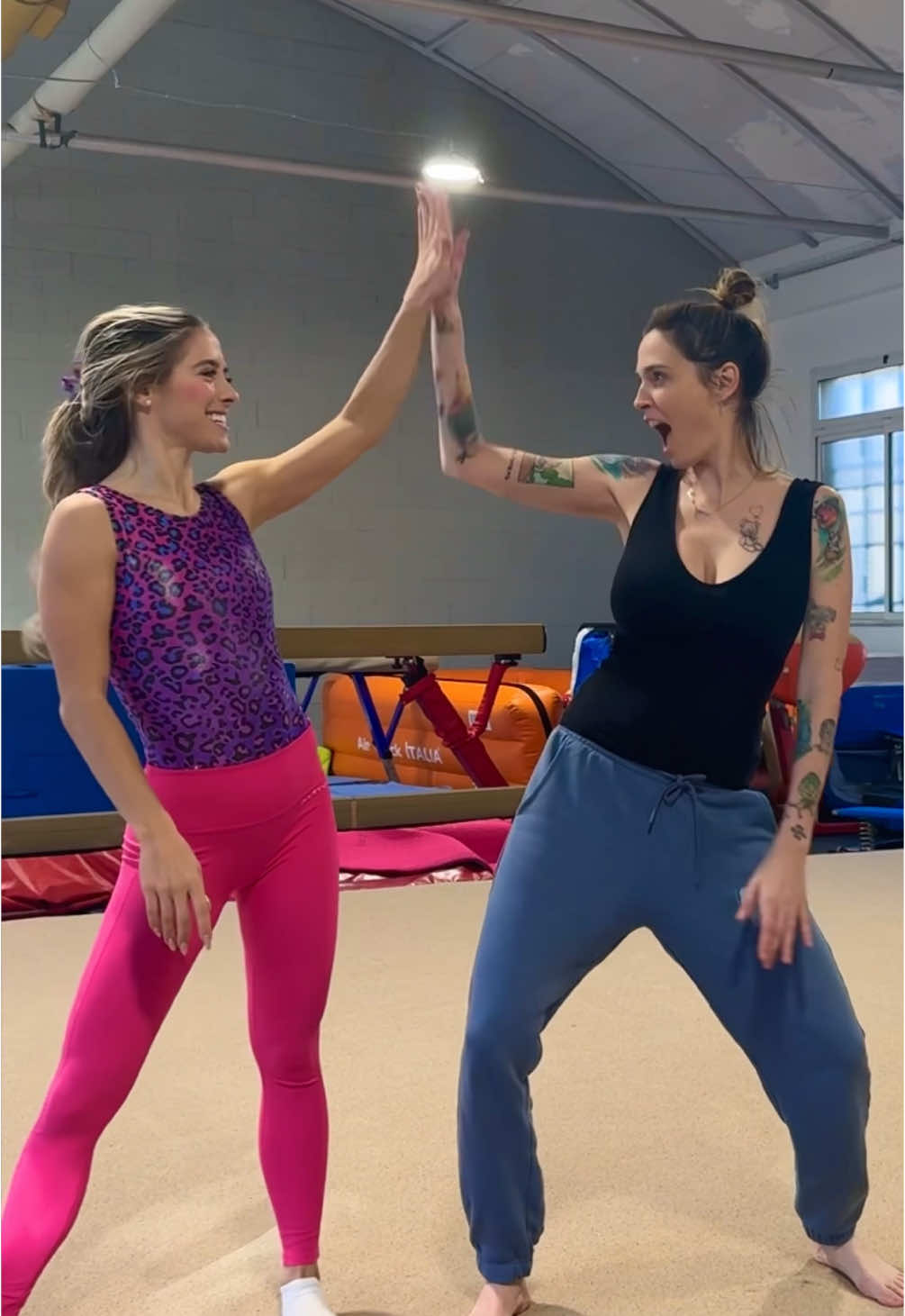 Quando ci si torna in palestra dopo 4 anni 🤭💗 @Sabrina Cereseto  #gymnastics #acro #failvideo #flexibility 