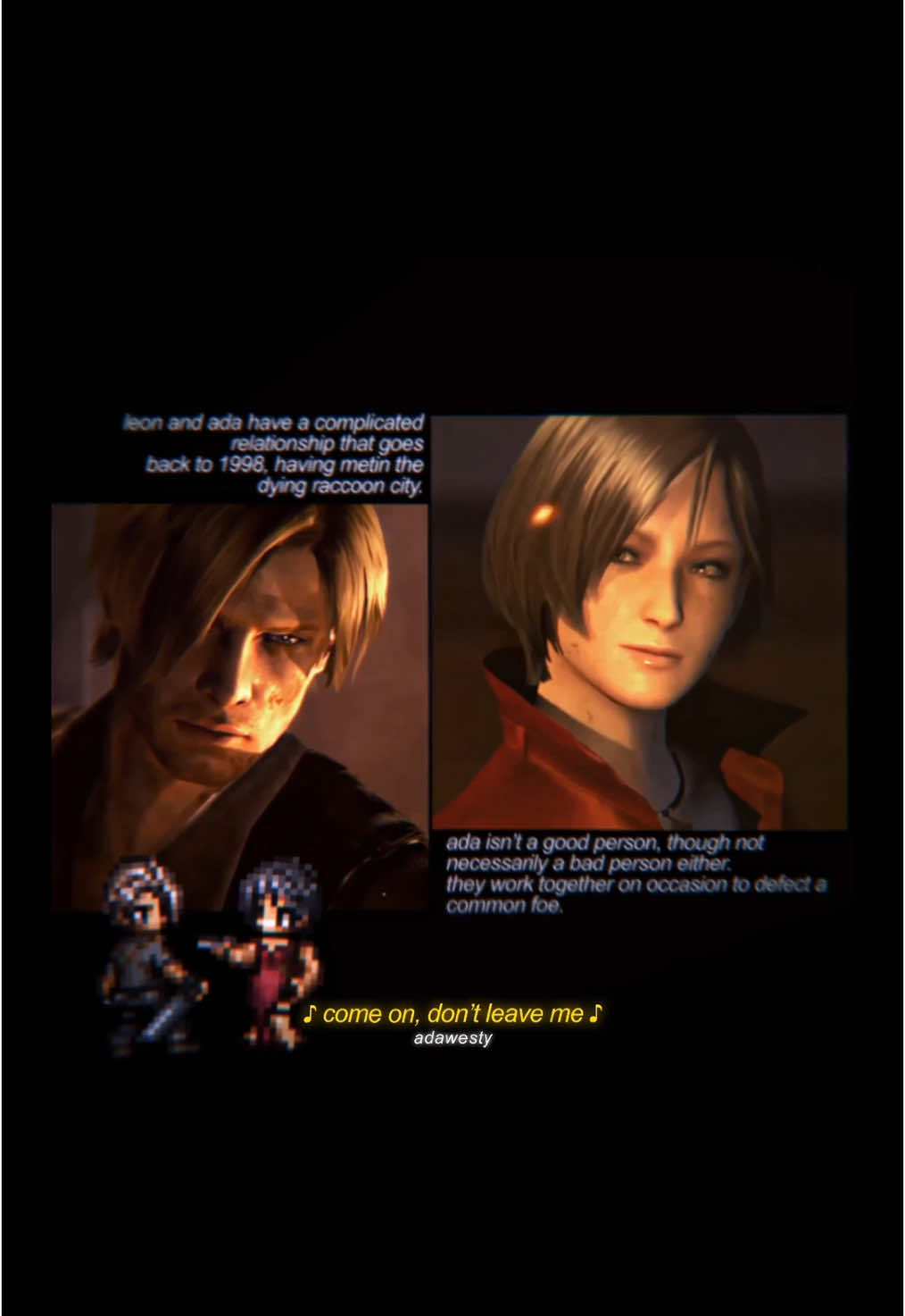 and then #AEON leave without a trace.                                                                                           #residentevil #residentevil4 #residentevil4remake #adaandleon #adaandleonthebestcoupleever #adaxleon #leonandada #leonandadaedit #leonxada #leonxadawong #residenteviladawong #residentevilleon #fyp #fypシ #fypシ゚viral #foryou #foryoupage #foryourpage #explore 