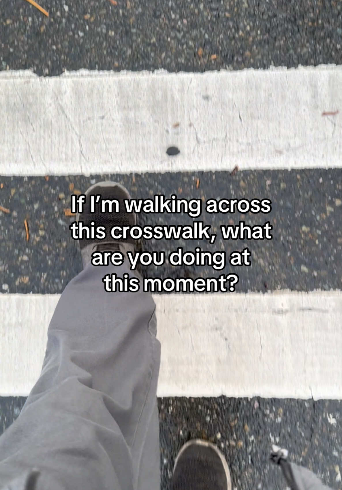 I somehow stumble onto crosswalks every so often #f #fyp #question