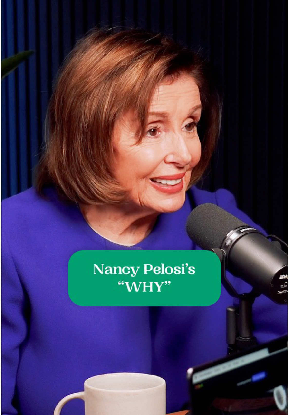 Nancy Pelosi knows her “why.” What’s yours?  Wiser Than Me with the incomparable Nancy Pelosi is out now, wherever you get your podcasts. 