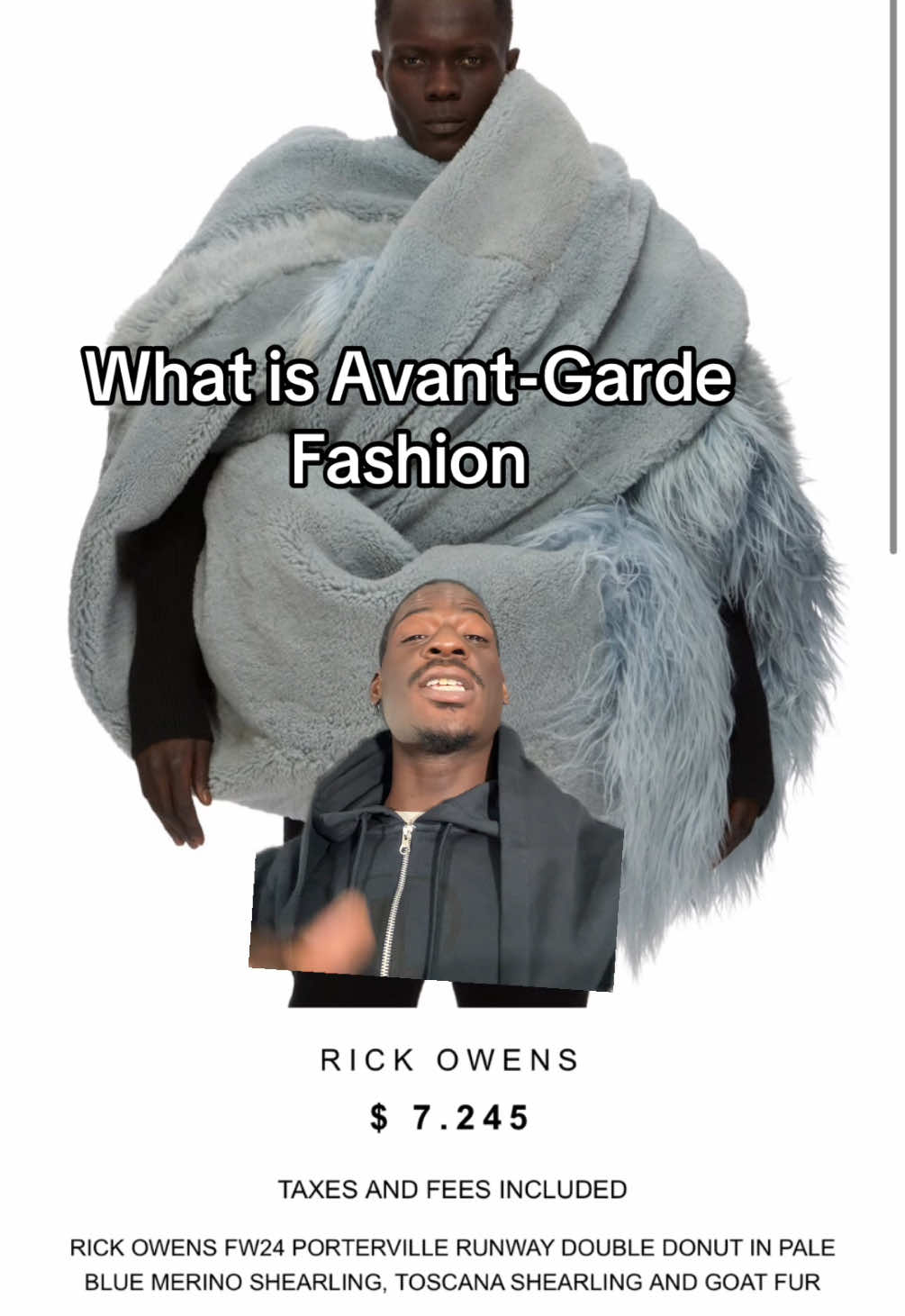 What is Avant-Garde fashion? #balenciaga #rickowens #StreetStyle #playboycarti #chromehearts #avantgarde 