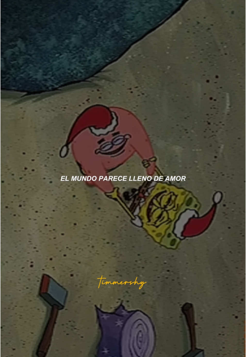 La primera navidad🧽🎄#bobesponja #laprimeranavidad #bobesponjaypatricio #navidad #merrychristmas #feliznavidad #subespañol #letrasdecanciones #navidadentiktok #timmershy 