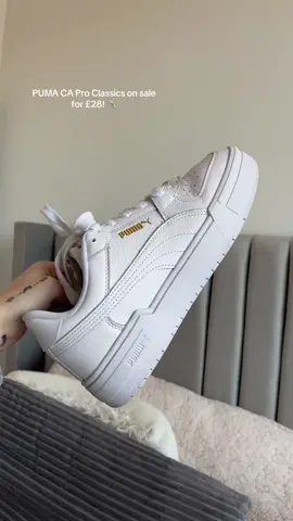 PUMA CA Pro Classics are on a limited time sale! RUN! 👟   #puma #pumauk #pumasuperbrandday #trainers #pumatrainers #dealdrops #giftideas 