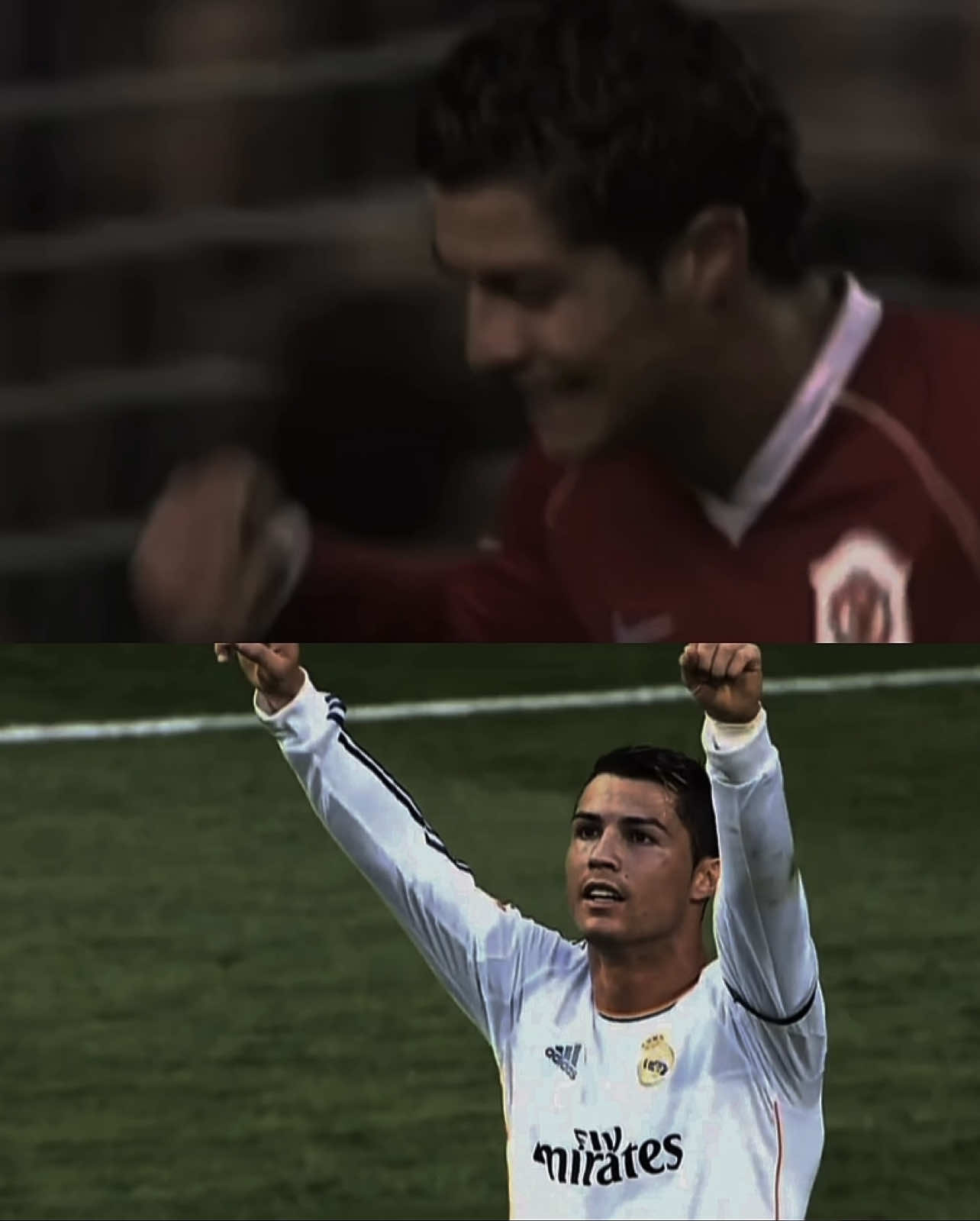 CRiSTIANO 😢 || [اسد ايكون افضل متجر للتيشيرتات واللوحات الرياضيه، كود الخصم (SH7) الرابط في البايو !] #cristianoronaldo #viral #fyp #foryou #ronaldo  #explore 