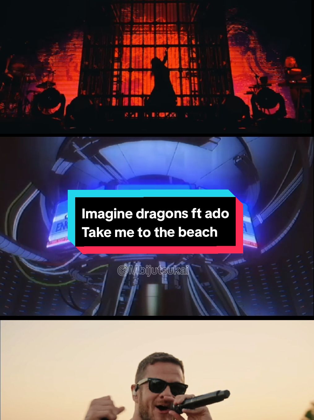 Parte de ado en el tema take me to the beach de la banda imagine dragons Ado y imagine dragons en una combinacion espectacular de japone e ingles. 