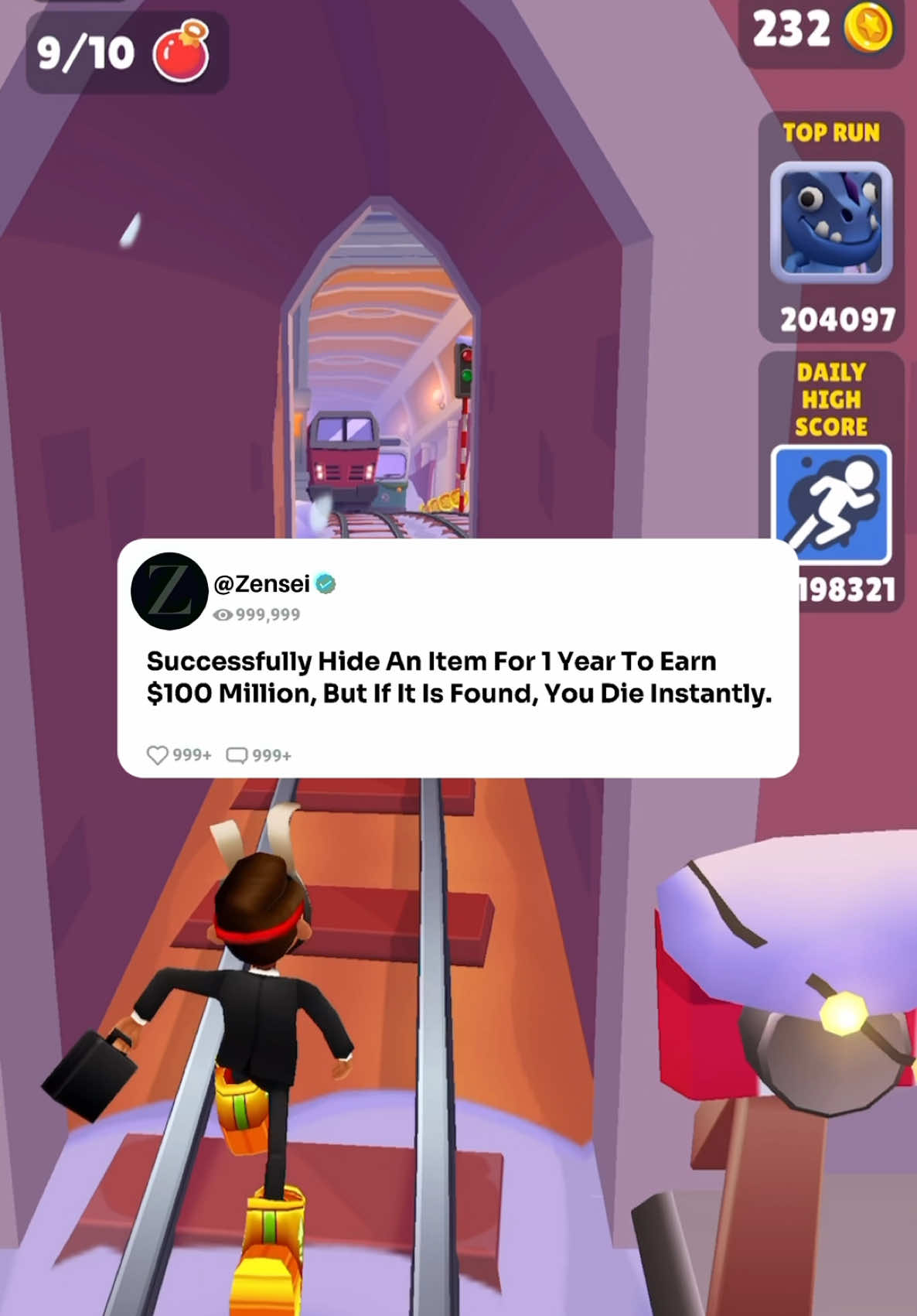 Successfully Hide An Item For 1 Year To Earn $100 Million, But If It Is Found, You Die Instantly.  #redditreadings #askreddit #storytelling #wouldyou #subwaysurferstorytime #asktiktok #ask #chooseone #choose #question #quiz #million #millionaire #prize #winner 