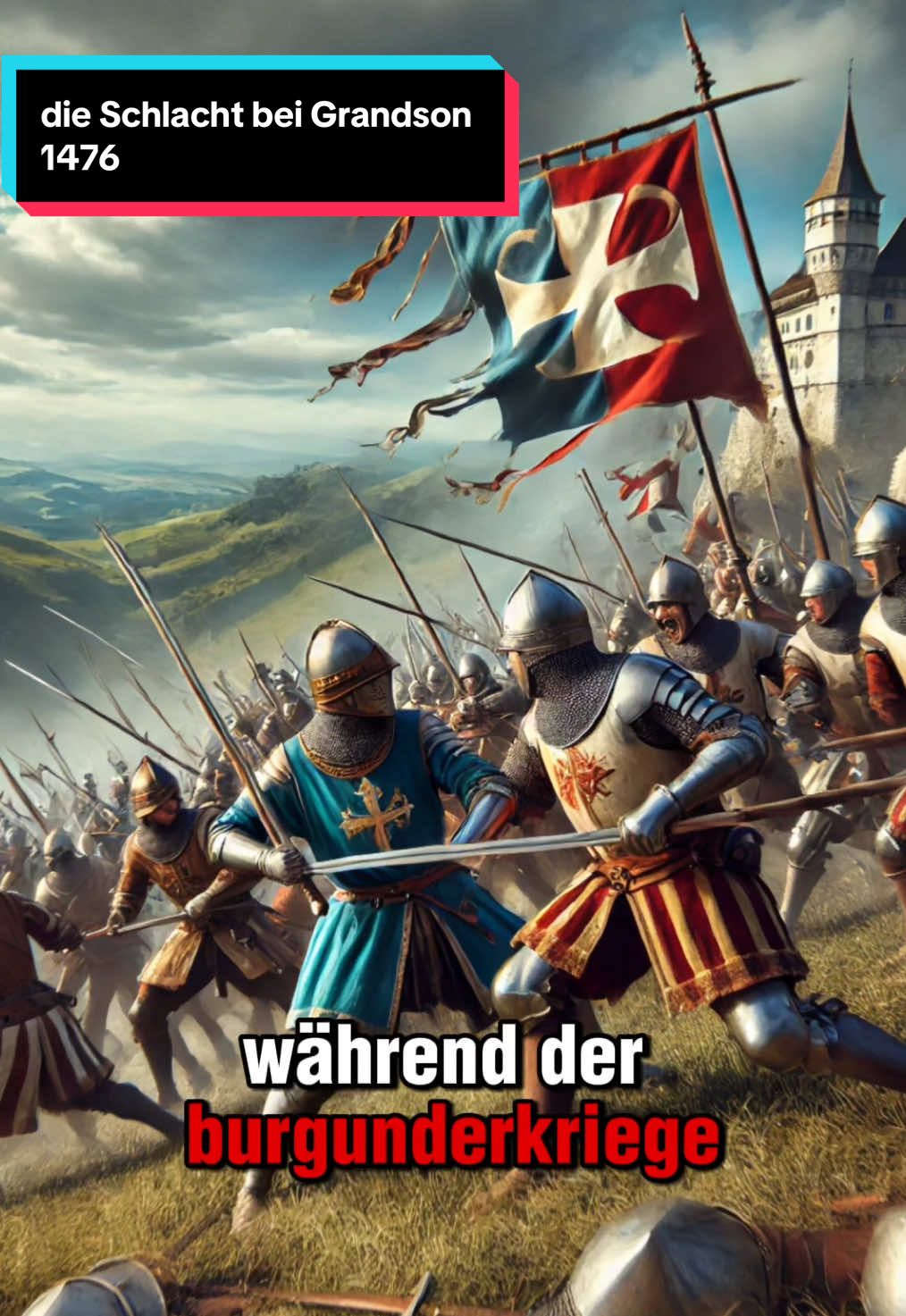 die Schlacht bei Grandson 1476 - Wie die Schweiz Burgund zu Fall gebracht hat 🇨🇭⚔️ | HistoryDE  - Erlebe die dramatische Schlacht bei Grandson, in der die Schweizer Eidgenossen mit Mut und Entschlossenheit gegen die überheblichen Burgunder kämpften. - #history#geschichte#viral#fyp#historytok#deutsch#Mittelalter#schweiz#eidgenossen#burgund