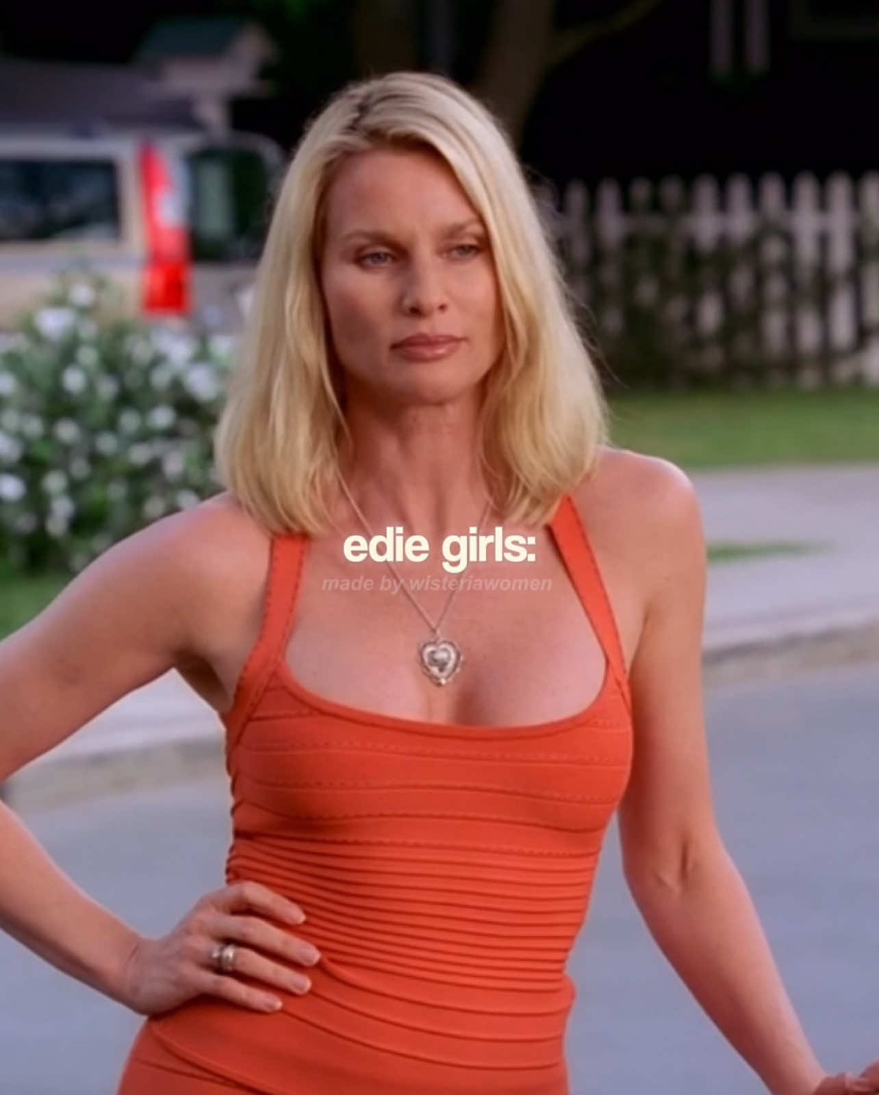 edie britt girls: girls known for being charming and confident, while also being seductive, and using those traits to get what they want 💅🏻 edie girls can also be manipulative and plot schemes to get their way, but, they can also be one of the best friends you’ve ever had. they know what it feels like to be left out, and underneath all of the confidence, is a layer of vulnerability and insecurity 🩷 scenes: @roryslogoless  show: desperate housewives  — . . . #desperatehousewivesedit #evalongoria #felicityhuffman #marciacross #terihatcher #breevandekamp #gabriellesolis #lynettescavo #susanmayer #wisterialane #mikedelfino #carlossolis #tomscavo #orsonhodge #ediebritt #desperatehousewives #y2k #00s #2000s #00snostalgia #00stv #00sfashion  #susandelfino #fyp #foryoupage #foryou #explorepage #desperatehousewives #nicollettesheridan #wisteriawomen #wisterialane #ediebrittedit 