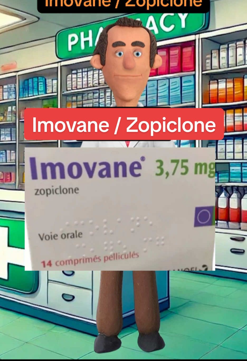 Imovane  #hypnotique #vulgarisation #ifsi #etudianteinfirmière #etudiantmedecine #pharmacologie 