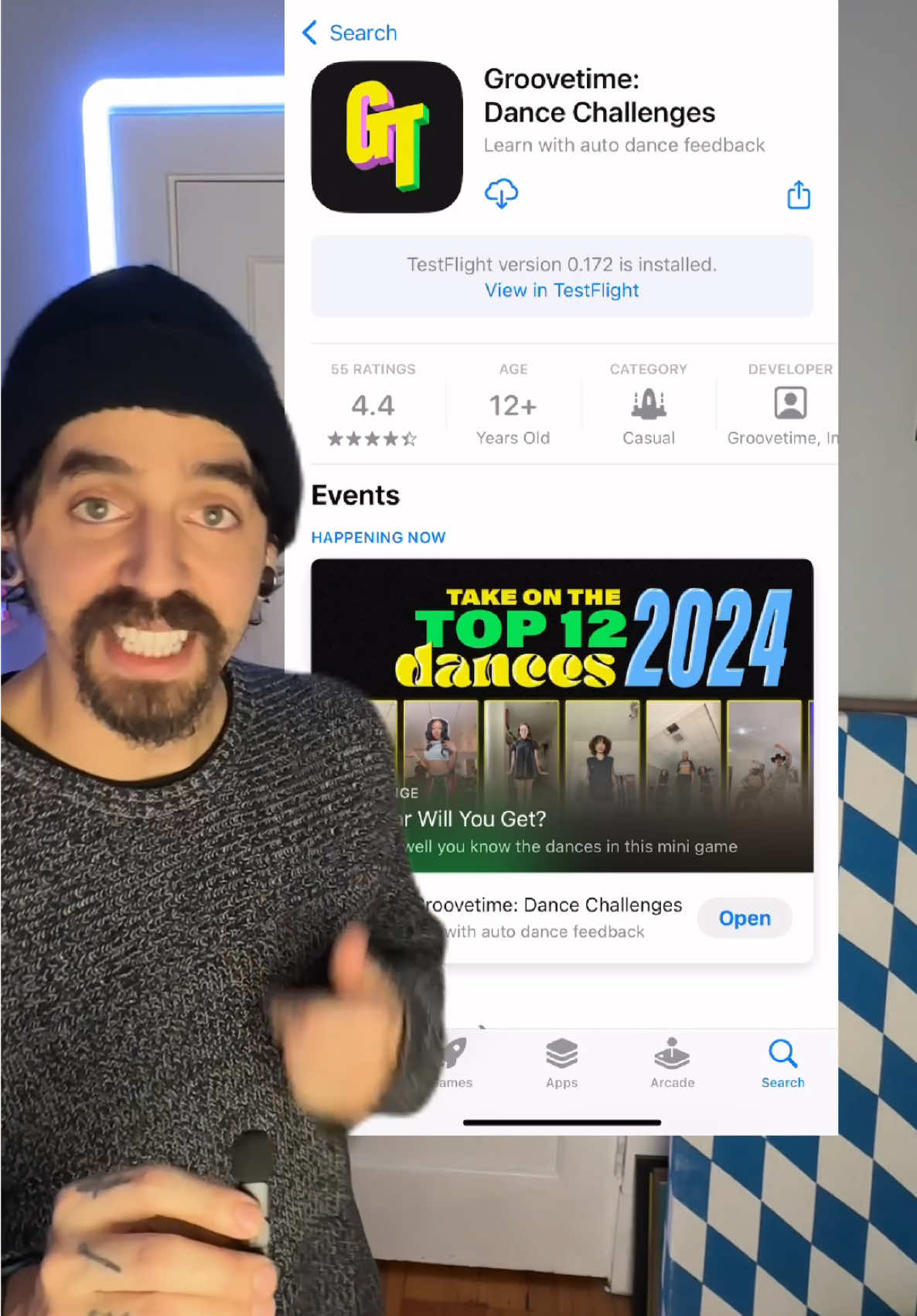 So many of you have been taking on the Top 12 on Groovetime!! Its been so fun to see. Most people are getting 6 or 7 top. How many of the Top 12 Dance Challenges of 2024 do you think you can do?? Prove it on GT  . #itsgroovetime #viraldance #dancetrend #dancetutorial #danceapp #minigame #game #fyp 