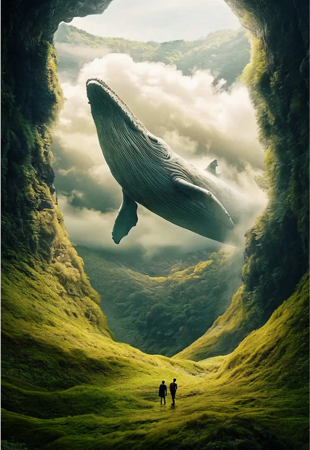 What If Whales Were Meant for the Sky?🩵🤍🩵 Made with @Hailuo AI (MiniMax) #SkyWhales #PhilosophicalVibes #CloudSwimmers #NatureReimagined #WhatIfWorld #DreamlikeScenes #EpicVisuals #AIArtistry #ViralCreativity #MindBlowingArt #FantasyLandscapes #DeepThoughts #TikTokMagic #InnovativeArt #BillionViews 