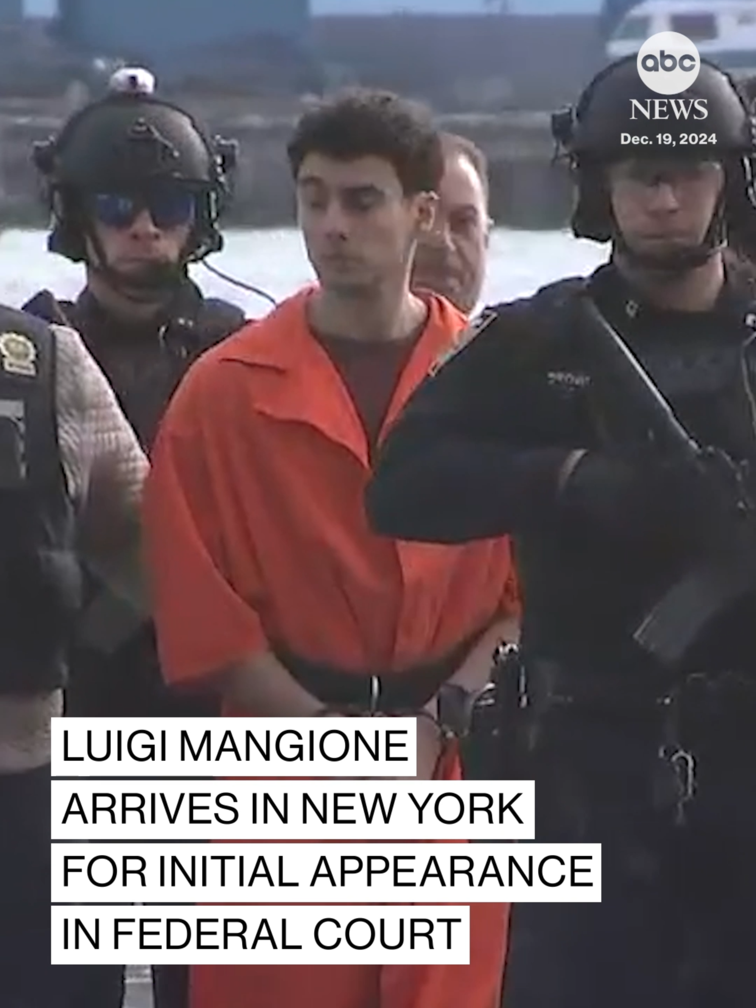 #BREAKINGNEWS: #Luigi #Mangione, the suspected shooter of #UnitedHealthcare #CEO #BrianThompson, arrived in #NewYorkCity ahead of his initial appearance in court after being charged in a four-count federal criminal complaint. Mangione waived #extradition on Thursday morning and was transported via plane and helicopter from #Pennsylvania to New York.  Mangione is charged in a four-count federal criminal complaint with stalking, murder through the use of a firearm and a firearms offense involving a silencer.