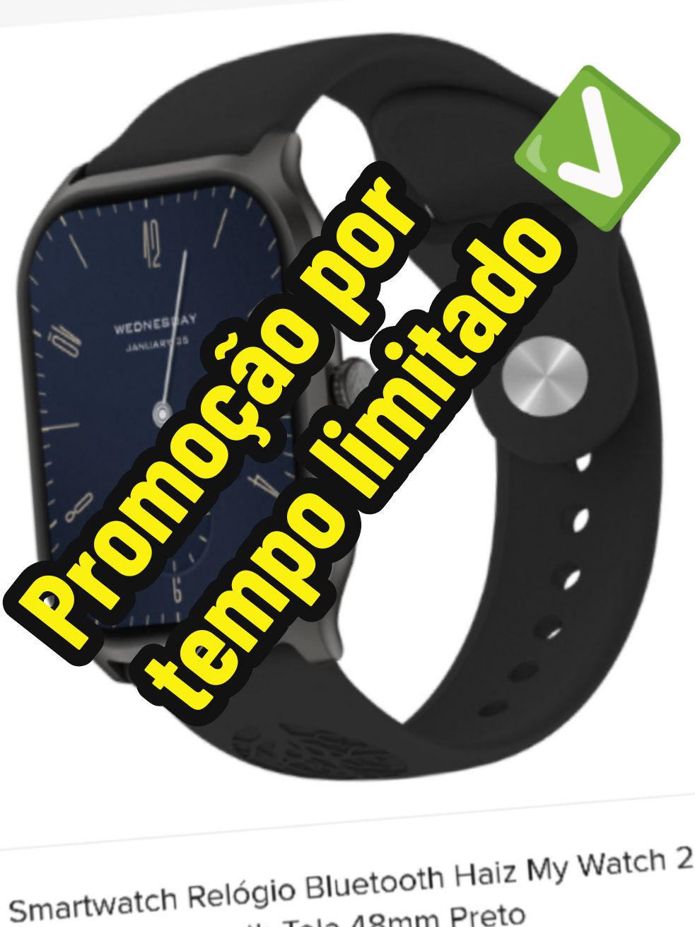 #afiliados #relogio #relógio #vendas #vendasonline #promocao  Este smartwatch está na promoção no mercado livre. link pra no comentário 