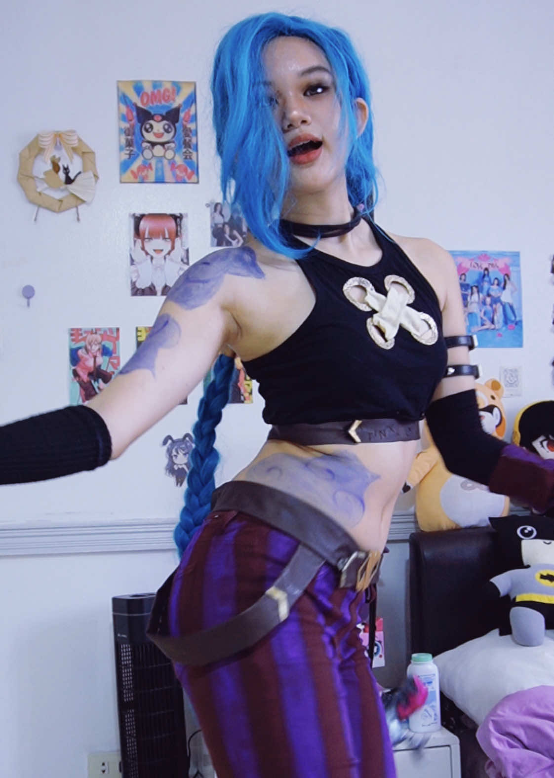 didnt do any other takes after this #arcane #jinx #jinxcosplay #arcanecosplay #cosplay #fyp 