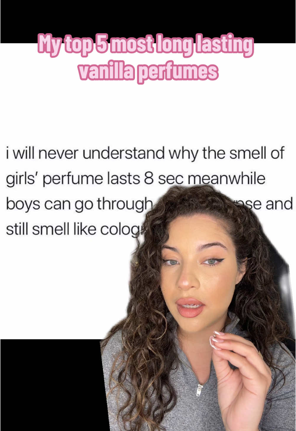 Vanilla perfumes are amazing but theyre even more amazing when they actually LAST! 🤭💗 #vanillaperfume #longlastingperfume 