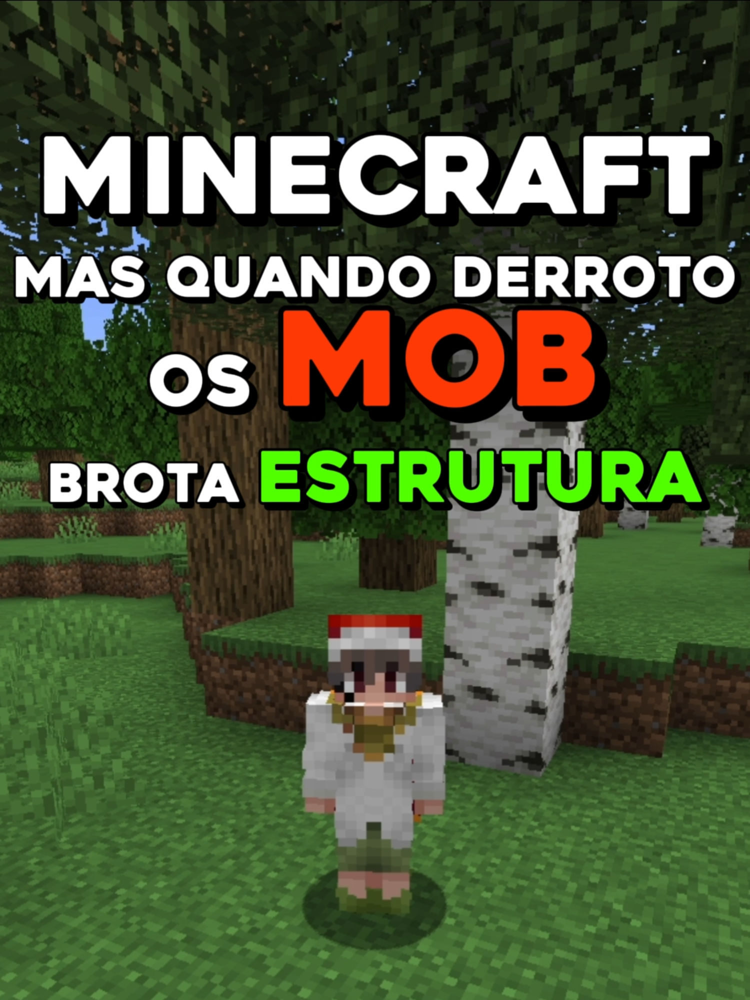 Os mob gera estrutura #Minecraft #fyp