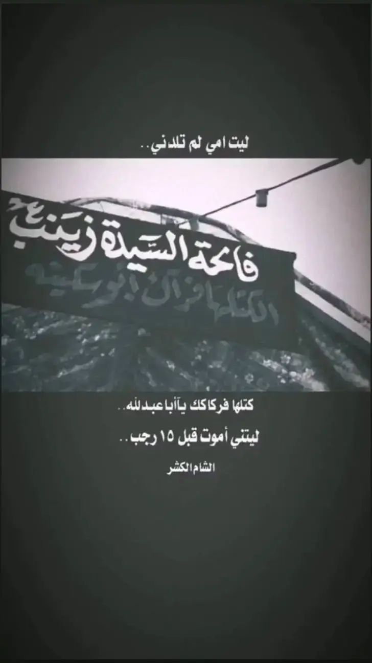 #سلام_عليك_يا_اباعبدالله_الحسين  #السيده_زينب  #يازينب_يامولاتي  #ياعلي_مدد  #ابالفضل_العبـــــــّــــــــــاسؑ  #ابالفضل_العباس  #اللهم_عجل_لوليك_الفرج 