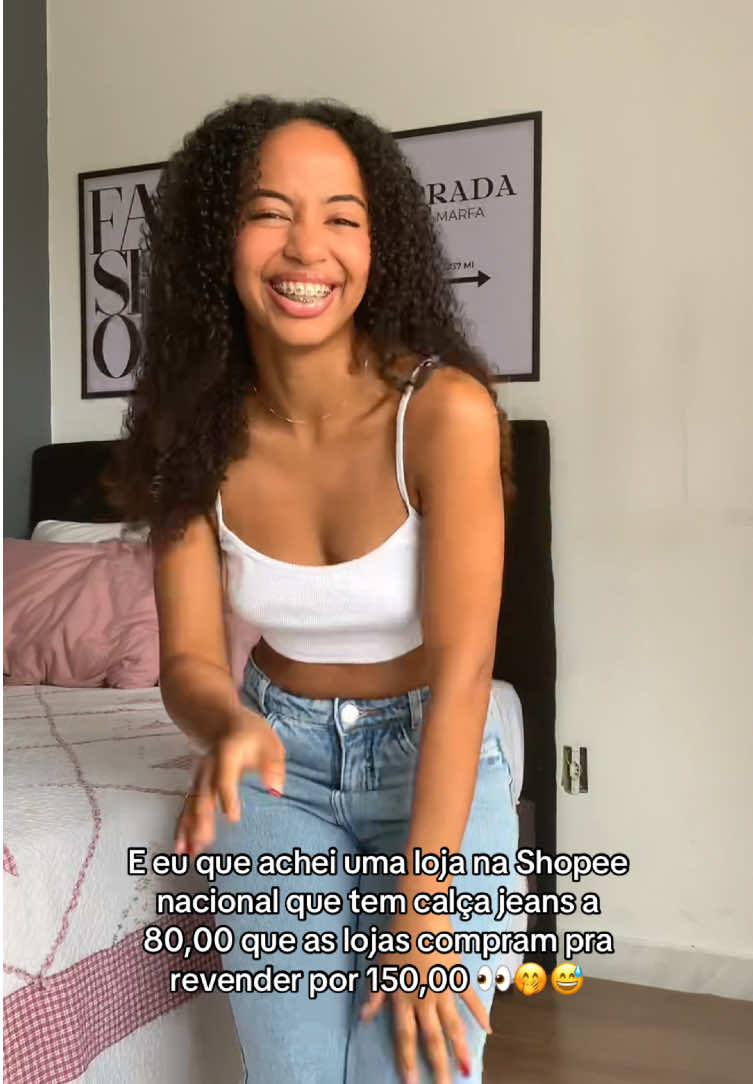 Aa vezes até mais caro 😅 nunca mais comprei jeans na minha cidade agora é tudo pela shopee 🙌🏽  Se quiser te mando o link viu 😅✨ #shopee #shopeenacional #shopeehaul #fyp #jeans #fashiontiktok 