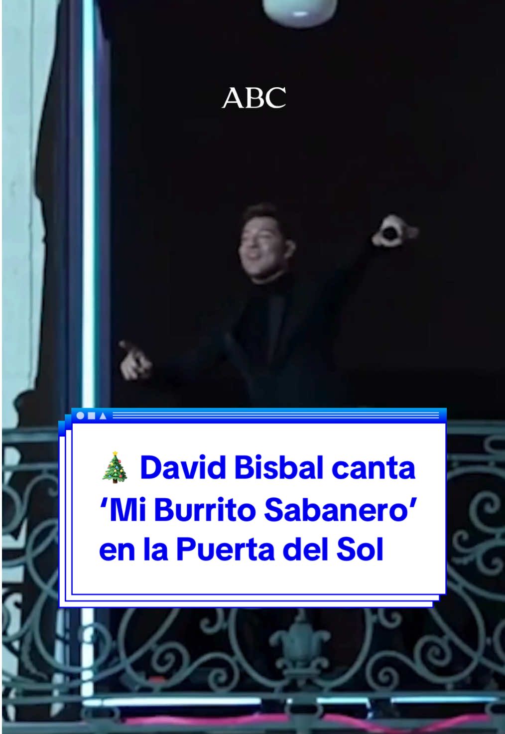 👏 La Puerta del Sol baila y canta al ritmo de David Bisbal y 'Mi Burrito Sabanero'. En el balcón contiguo al del almeriense, un grupo de niños baila junto a Ayuso 🎄 «Espero que tengan una muy feliz Navidad y un próspero año nuevo. Esta es una oportunidad que no voy a olvidar en toda mi vida», ha afirmado el cantante #DavidBisbal #MiBurritoSabanero #villancicos #Navidad 