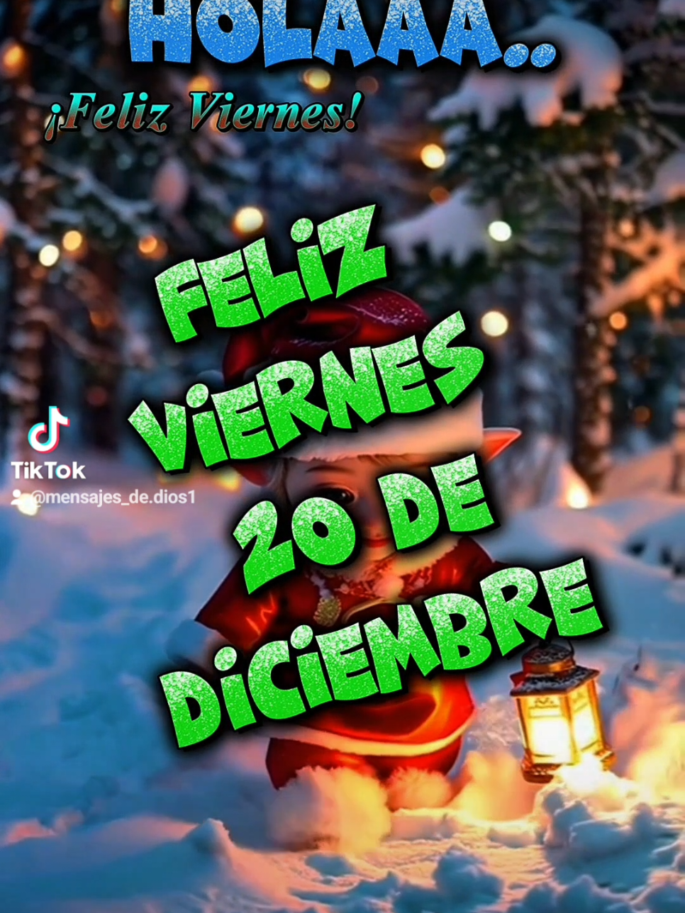 Buenos Días! Feliz Viernes 20 de Diciembre! #buenosdias #buenosdiasmundo #felizdia #felizviernes #navidad #navidadentiktok #diciembre 