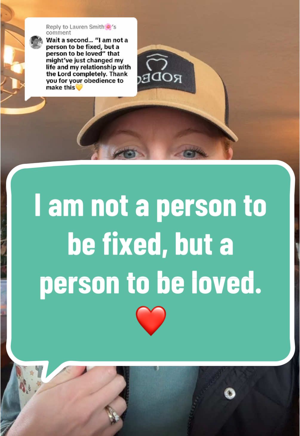 Replying to @Lauren Smith🌸 Listen, when God got a hold of me, I had some issues to work through. But God didn’t “fix” me. He LOVED me. He loved me enough to show me the wounds, the sins, the false beliefs, and the TRUTH of His heart for His children. It’s more beautiful than we can fully grasp in our human minds. It’s also a process. Let God love you towards freedom and healing on earth. It is so worth it. 🙏🏻  #prayingwives #prayingwife #christianwife #christianwomen #christiantiktok #christians #christianmom #prayingmom #christianitytiktok #christianity #christianbooks 