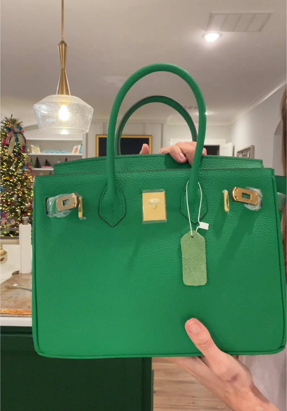 Walmart Birkin. Thanks for the recommendation @Jessi My 💚 She has them linked in her LTK. I don’t have an LTK so go use hers!! They sell out fast so you just have to just keep checking back! 