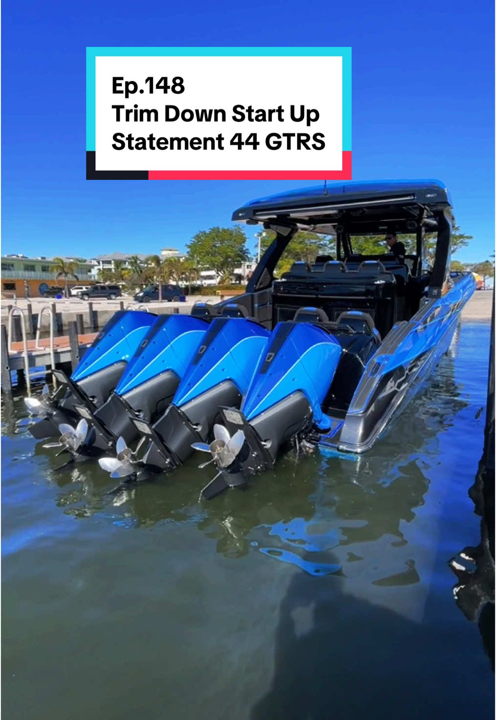 Ep.148 | Trim Down start Up Statement has brought out their latest project the 44 GTRS. This brand new mode is meant to compete with the larger powerboat scene rocking quad 500Rs. Whats your best top speed guess for this new model?