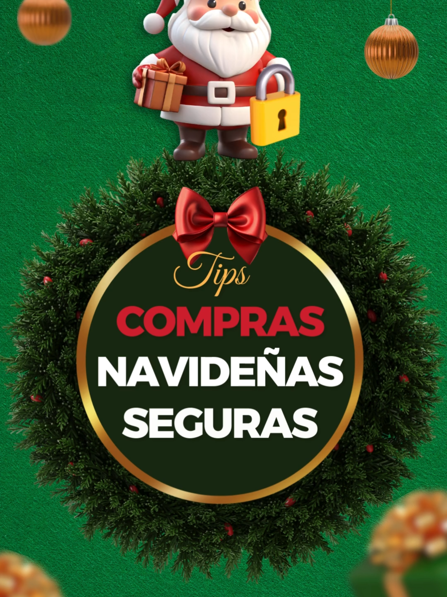 🎅 ¡Cuidado al comprar online esta Navidad! 🛒✨ 🔒 Compra seguro y protege tus datos. Evita ofertas falsas y disfruta sin preocupaciones. 🎄🎁 #Ciberseguridad #ProtecciónDeDatos #SeguridadDigital