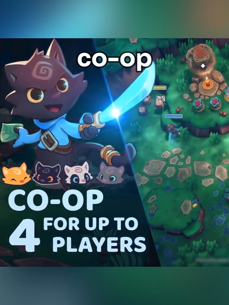 You and who? Play as cats with your friends in this new co-op game for 1-4 players, Wild Woods on Steam (Ad) #GamingOnTikTok #WhatToPlay #multiplayer #friends #game 