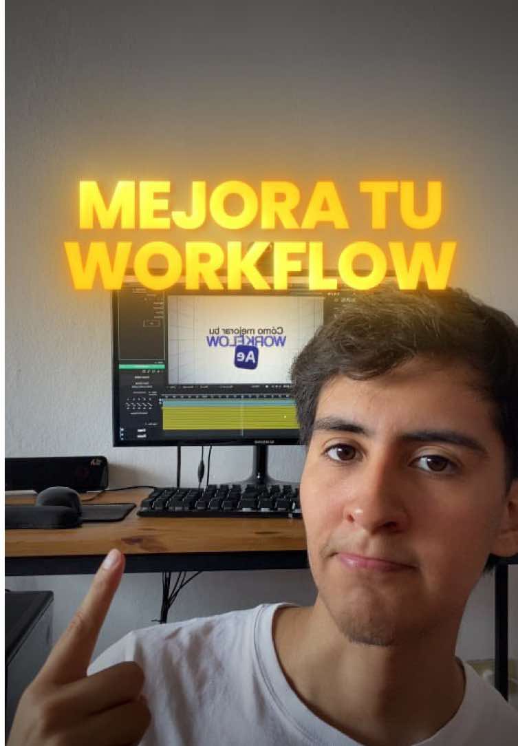 El WORKFLOW que necesitas para editar más rápido en After Effects 👨🏻‍💻🔥 ve a mi canal de YT y ahi tendrás el el tutorial completo para descargar todo lo mismo que yo GRATIS 🙌🏻 #aftereffects #motiongraphics #workflow #ediciondevideo #tutorial 