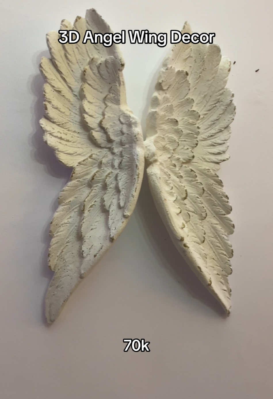 Decorate your home this festive season with our 3D angel wing decor👼😇 #angelwings #decor #festiveseason #interiordecor #walldecor 