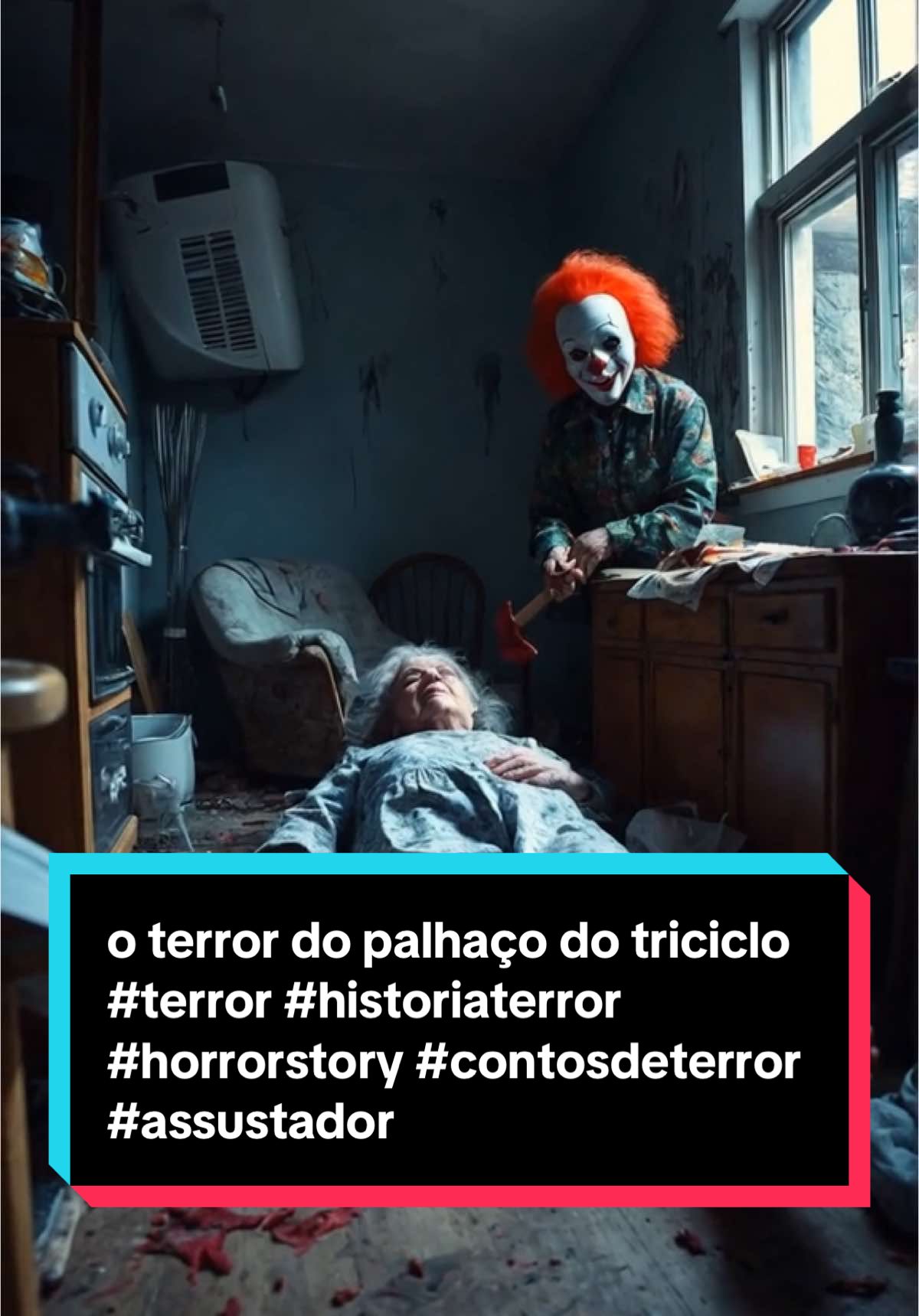 o terror do palhaço do triciclo #terror #historiaterror #horrorstory #contosdeterror #assustador