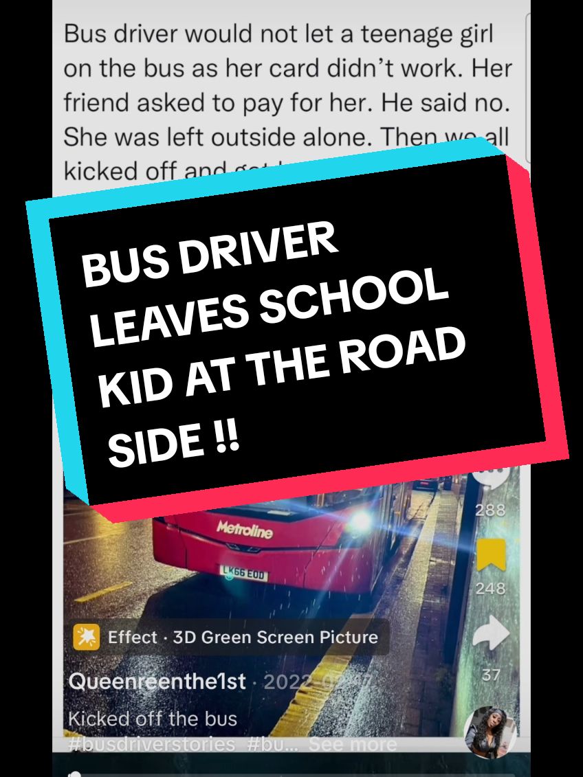 Bus Driver Refuses To Travel To A School Child!! But Why ?? #stitch with @Queenreenthe1st  #busdriver #busdrivers #busdriversoftiktok #busdriverlife #foryoupage❤️❤️ #fyp 