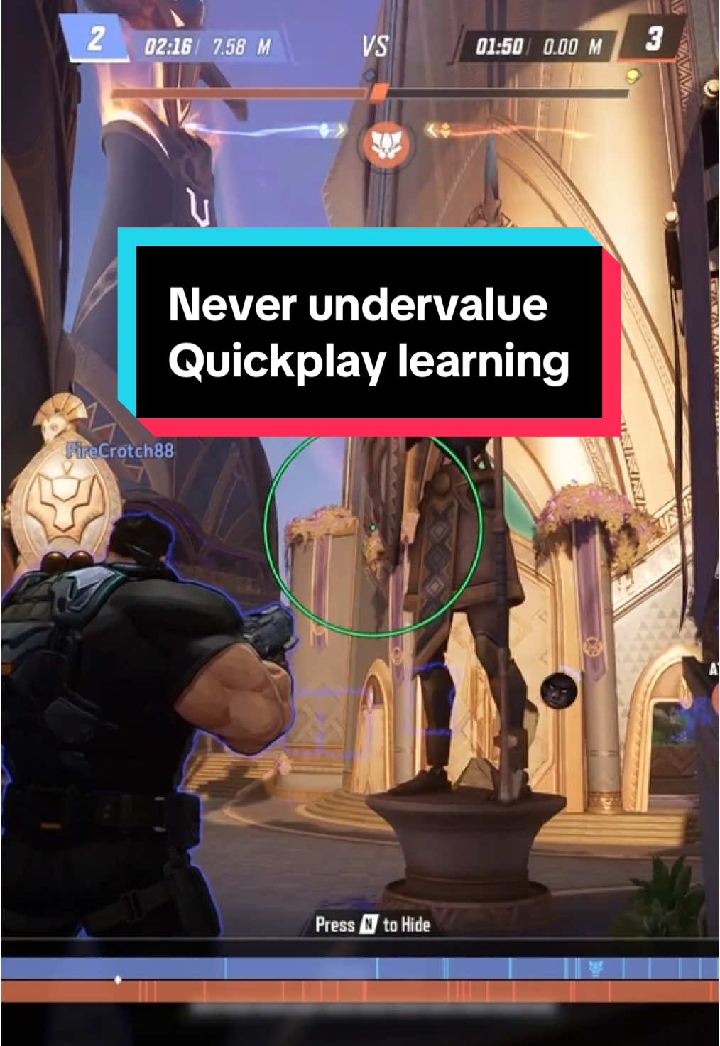 Never undervalue the necessity of quickplay #marvelrivals #marvel #gaming #gamingontikok #multiplayer #competitivegaming #overwatch 