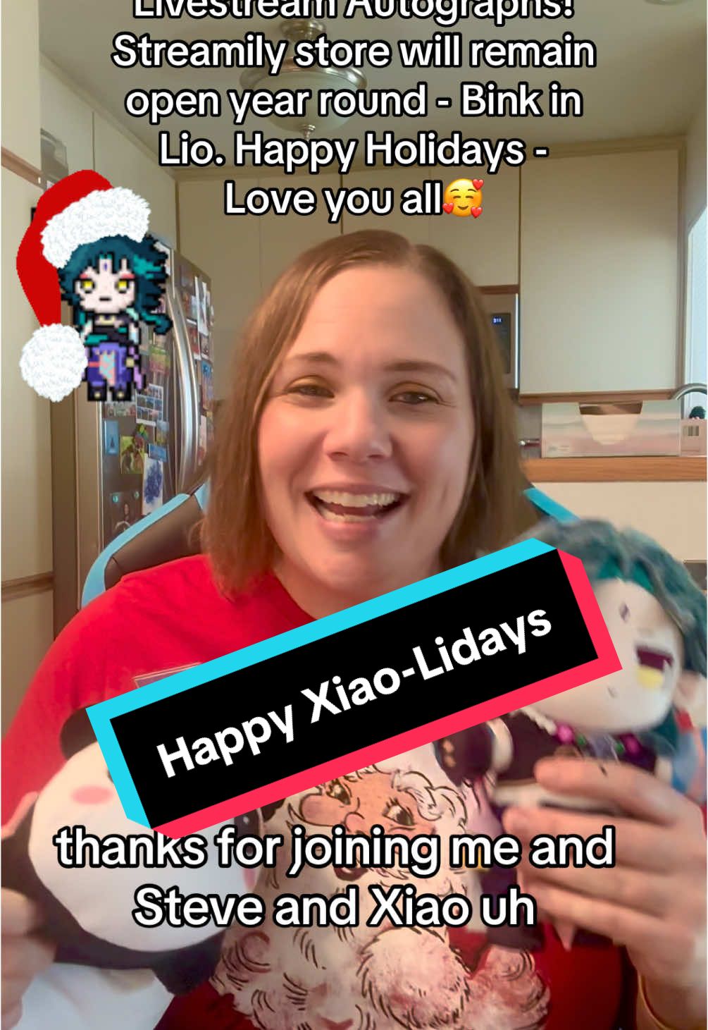 Happy #xiao lidays! Huge thanks to all who joined me on my #streamily live #autograph signing. The energy, the laughs, the lurve! I appreciate you so much🥰 The replay is on my Youtube as well. Streamily store will stay open if you need a xiao print or bag signed. Bink in Lio. Much lurve and happy Holidays! Big thanks also to @Gacha Garments & @Streamily  . . . . #happyholidays #xiaova #genshin #GenshinImpact #uwu #thankyou #xiaogenshinimpact #anime #voiceacting #voiceover #voiceactor #holidaygifts #videogames #grateful 