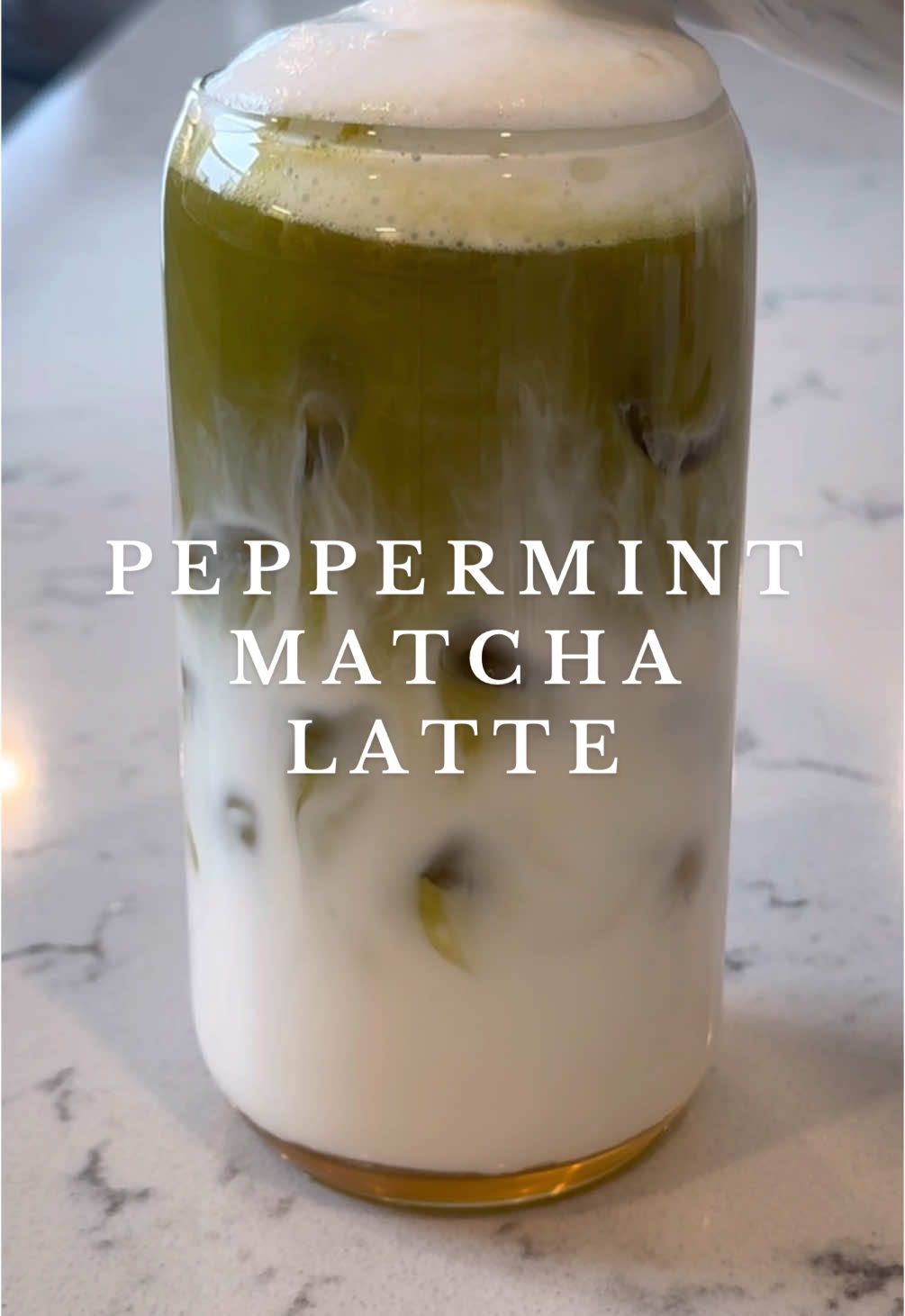 Peppermint Matcha Latte 🍵❣️🎄 @MUD\WTR  available at Target!  #mudwtrpartner #matcha #matchalatte #icedmatcha #homebarista #matchatok #matchalover #matchapowder #icedmatchalatte #matcharecipe #aesthetic #satysfying 