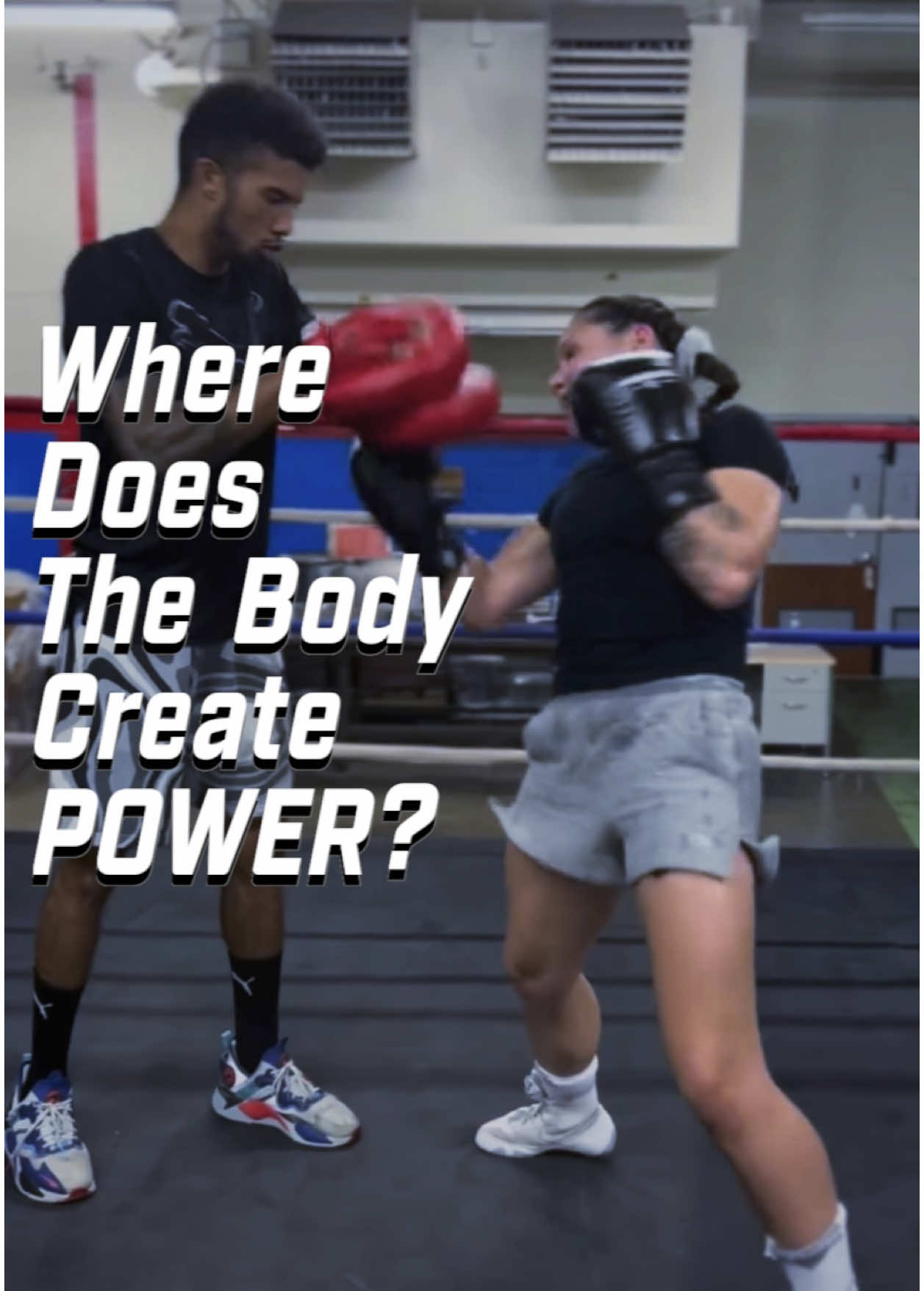 Where does the power of a punch come from? We ask the question as the powerful @The Tennessee Gangster lets loose some devestating striking #boxing #jennysavage #striking #padwork #padworkdrills #womensboxing #punch #boxingtraining #boxing🥊 #boxinggym 