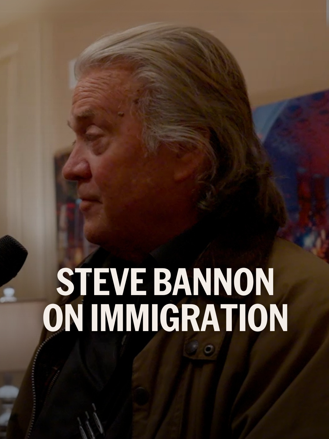 Steve Bannon explains to @thebenkawallerwhy he disagrees with Trump on extending green cards to foreign students who graduate in America.