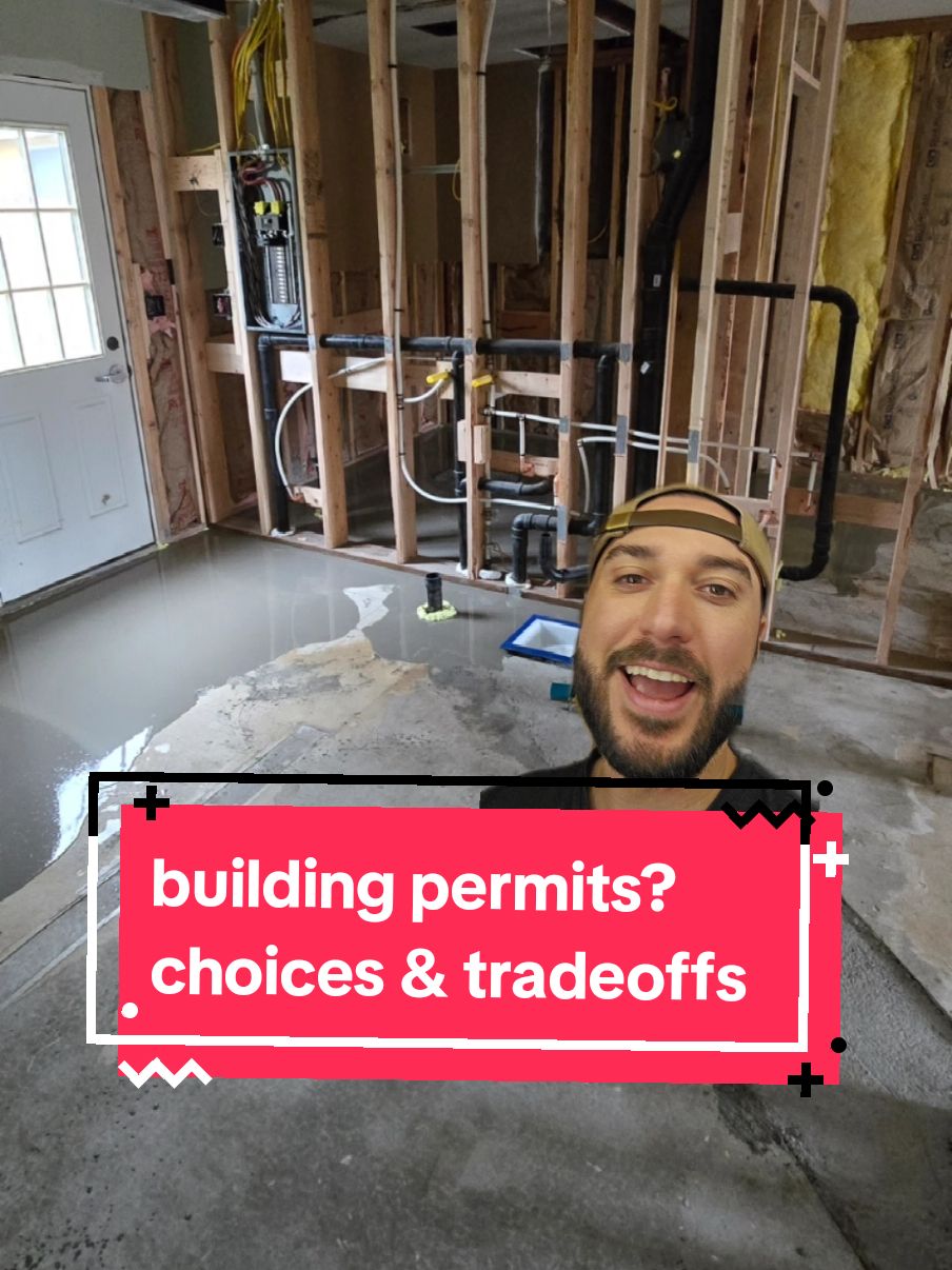 Replying to @graceful_designs_diy Do you actually need to pull building permits? Here's the advantages and disadvantages to that choice. #homeremodel #homerenovation #contractorsoftiktok #DIY #homebuilding #remodelschool @Remodel School @Remodel School @Remodel School 