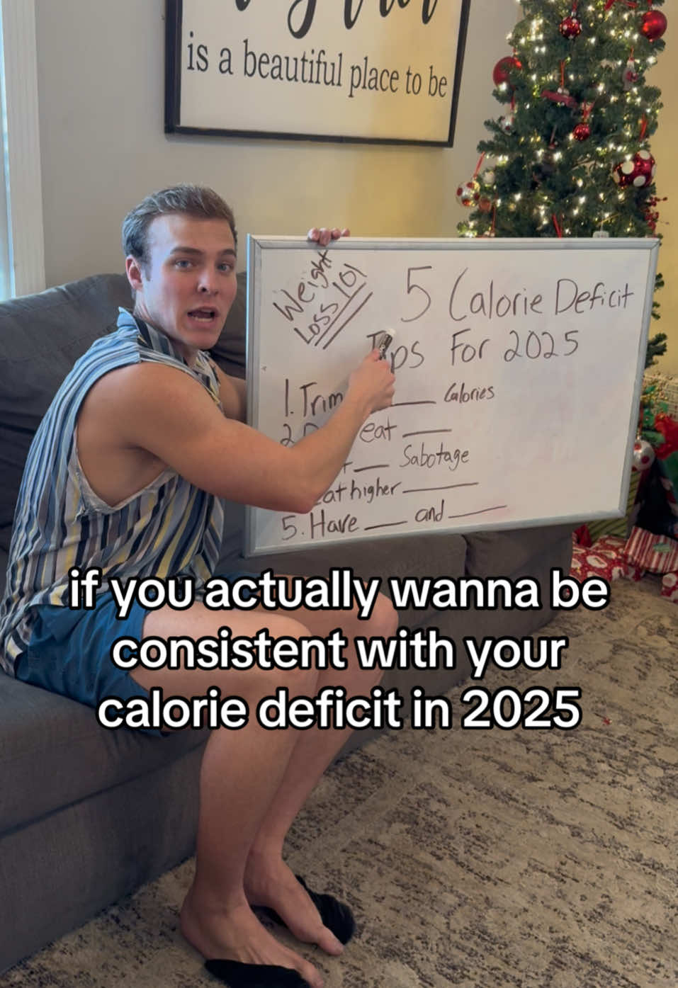 5 tips to help you be consistent with your calorie deficit in 2025!#2025 #caloriedeficit #weightloss