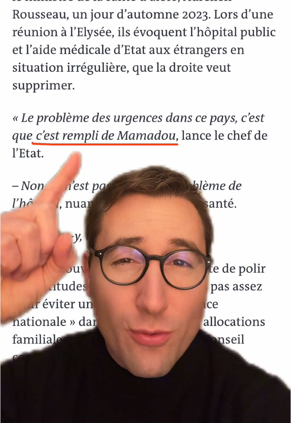 Les propos racistes de Macron 🤮. #MacronDemission