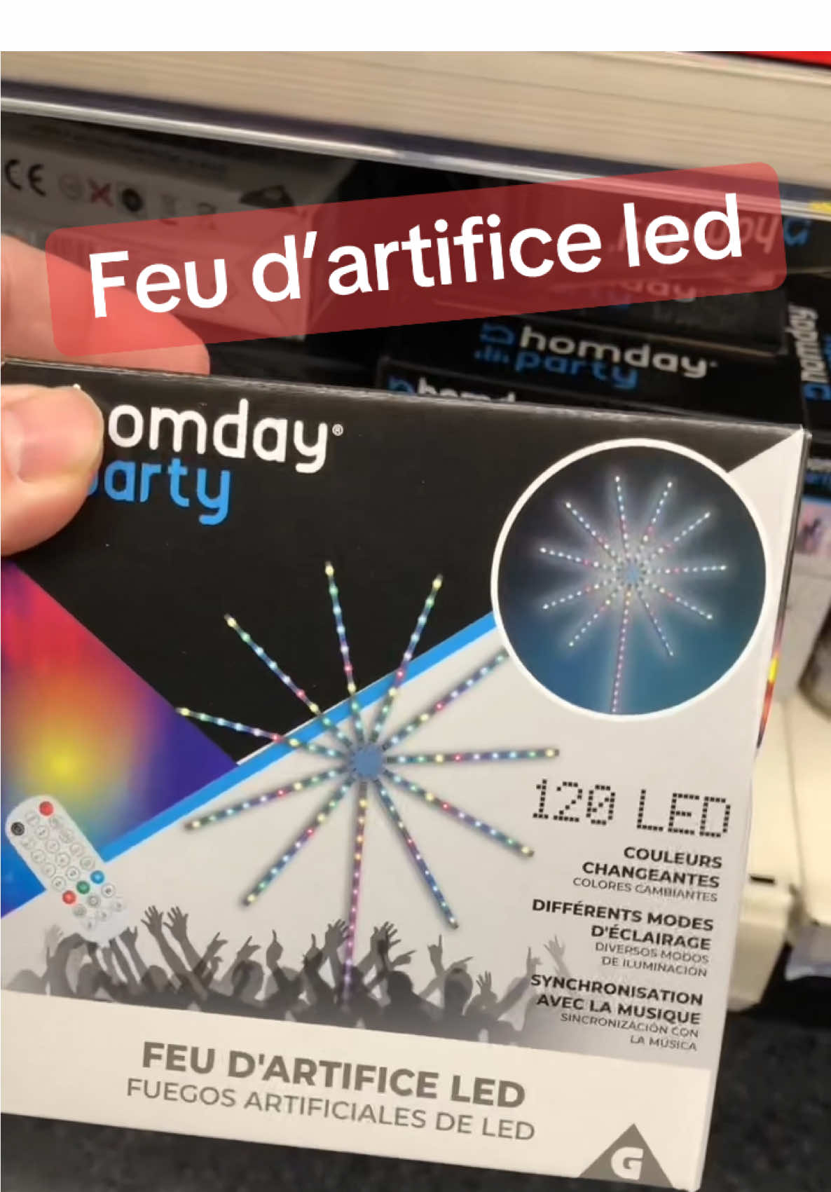 Feu d’artifice Led chez Gifi #feudartifice #led #ambianceled #ambiancelumineuse #magasin #gifi