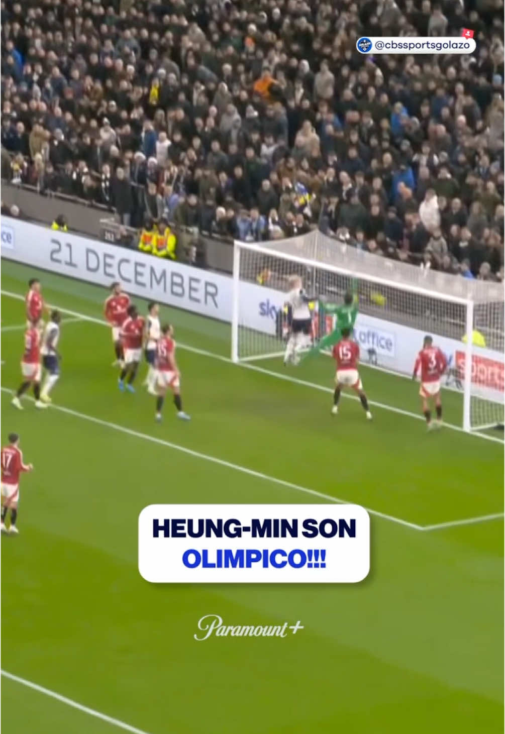 SON WINS IT FOR SPURS FROM A CORNER 🤩 #Soccer #football #efl #carabaocup #heungminson #son #spurs #manutd 