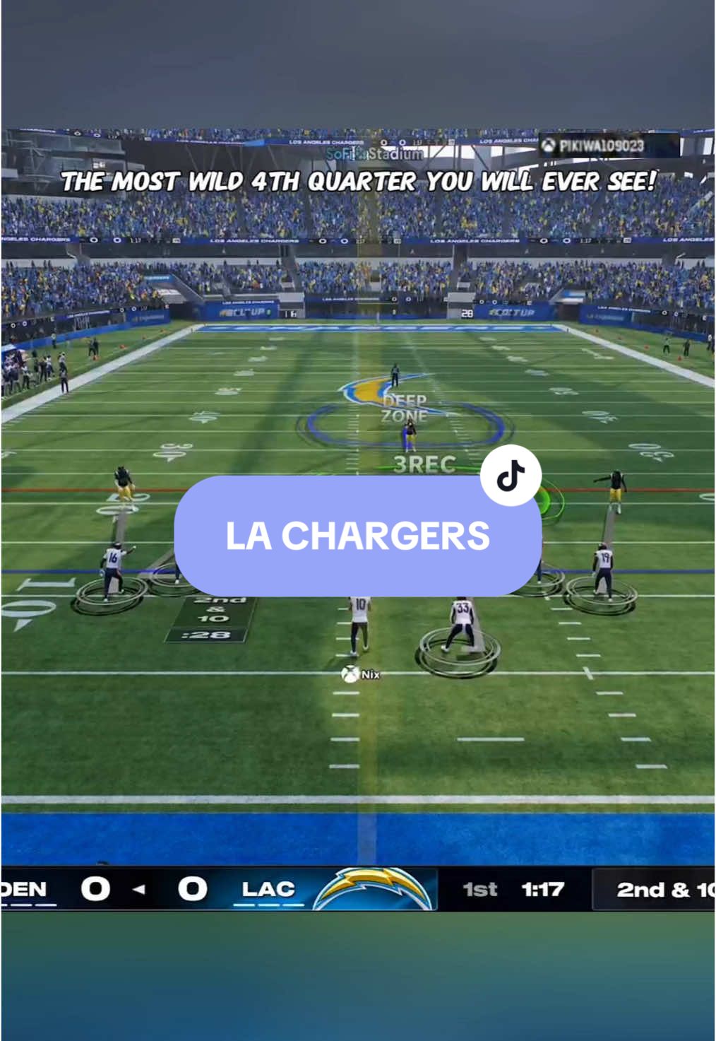 BRONCOS AT CHARGERS IN WEEK 16! #madden #madden25 #nfl #fyp #lachargers #denverbroncos 