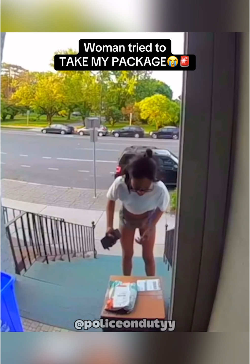 NOT YOUR PACKAGE #fyp #fypシ #packagethief #ringdoorbell #foryou 