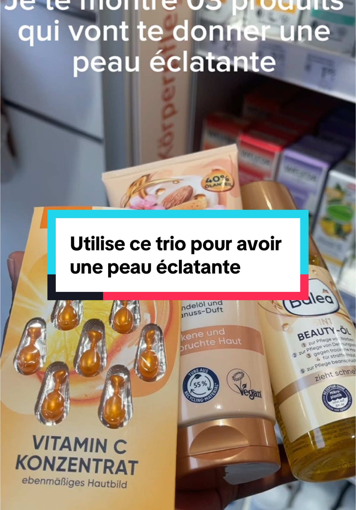 Je te montre ce trio pour avoir une #peauparfaite #viralditiktok #astucesbeauté 